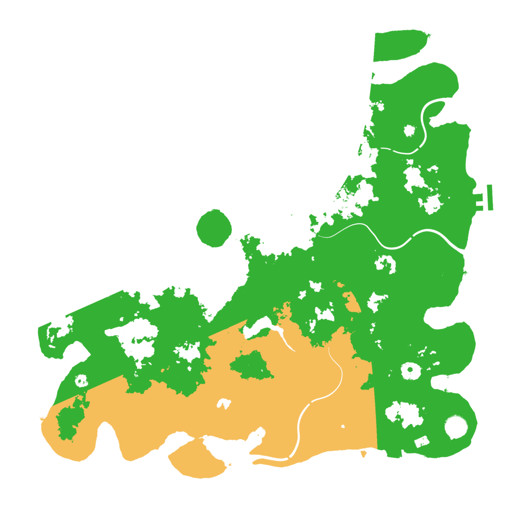 Biome Rust Map: Procedural Map, Size: 4050, Seed: 1921742205