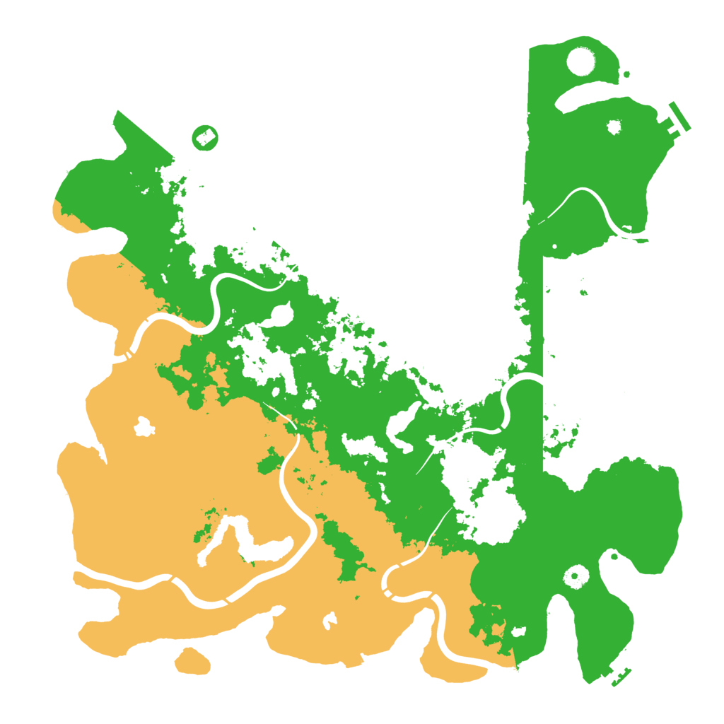 Biome Rust Map: Procedural Map, Size: 4500, Seed: 265671934