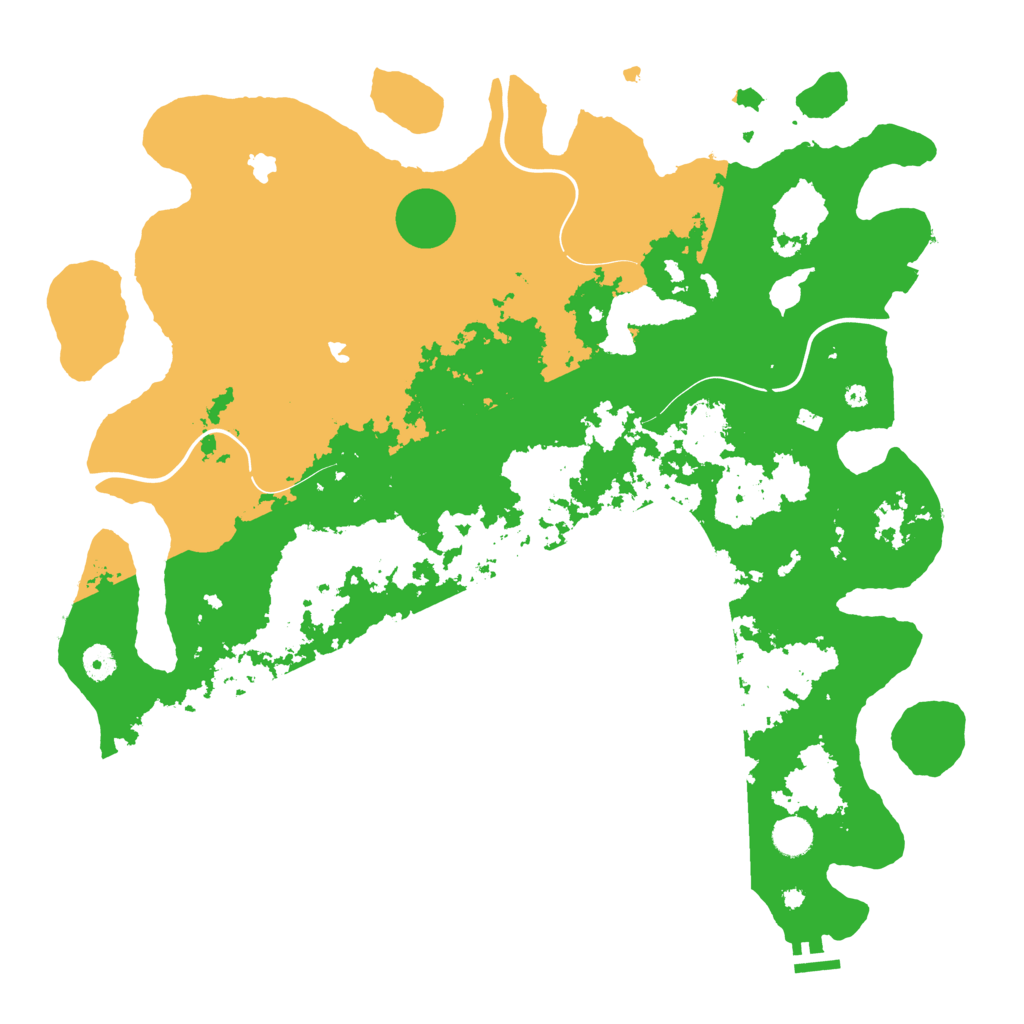 Biome Rust Map: Procedural Map, Size: 4500, Seed: 1609792027