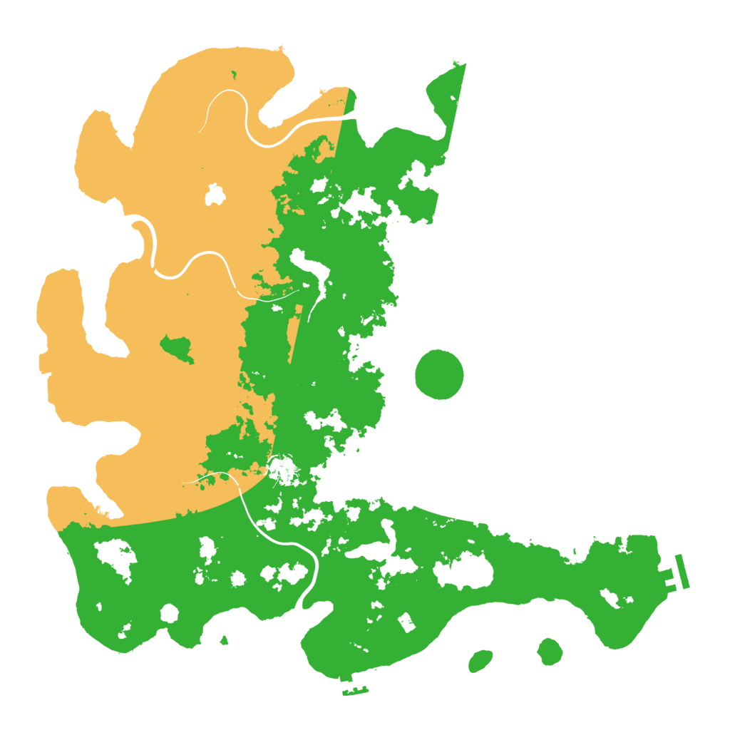 Biome Rust Map: Procedural Map, Size: 4250, Seed: 399345862