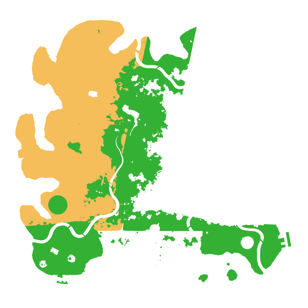 Biome Rust Map: Procedural Map, Size: 4250, Seed: 399345862