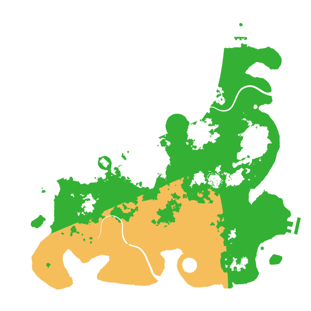 Biome Rust Map: Procedural Map, Size: 3700, Seed: 1161871875