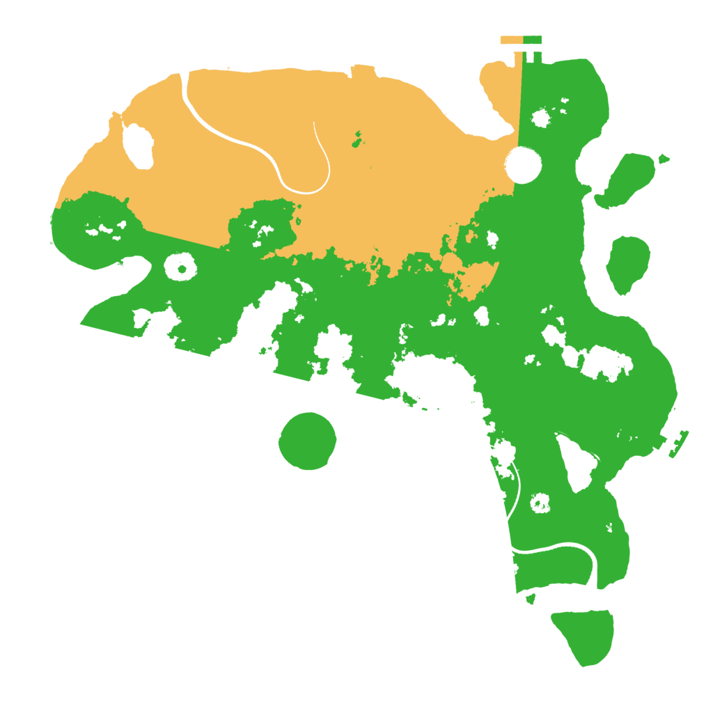 Biome Rust Map: Procedural Map, Size: 3500, Seed: 766065712