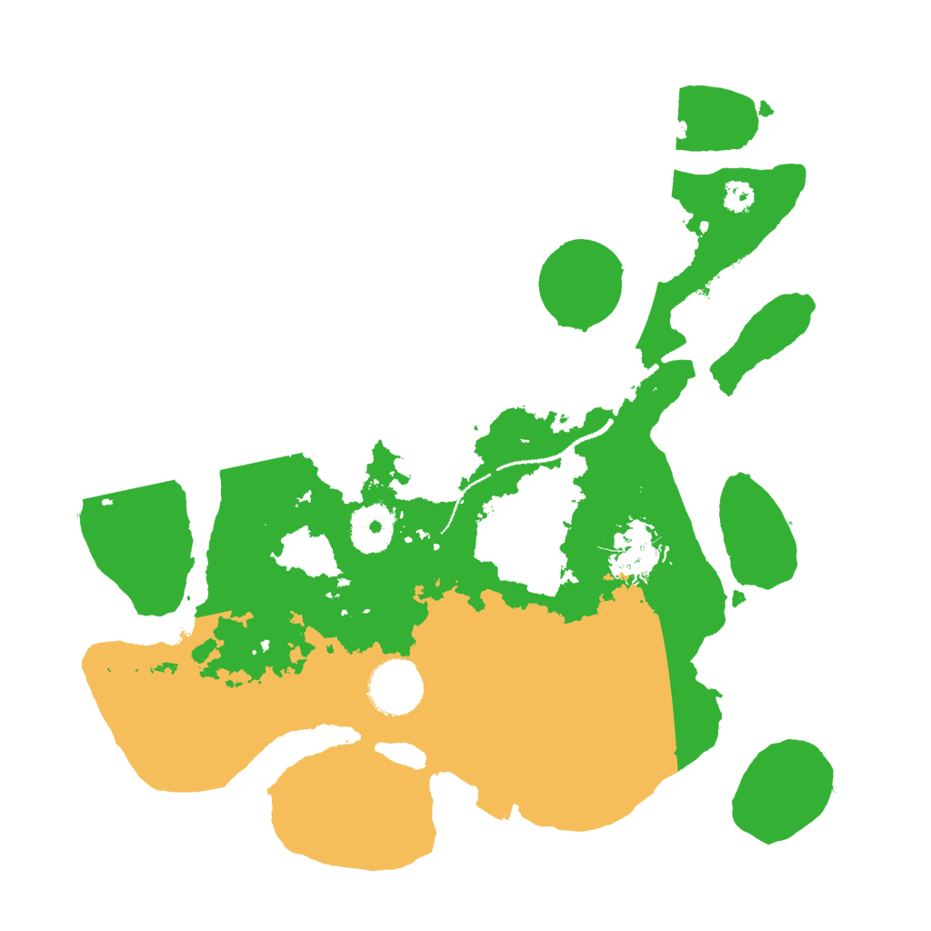 Biome Rust Map: Procedural Map, Size: 3000, Seed: 1793382891