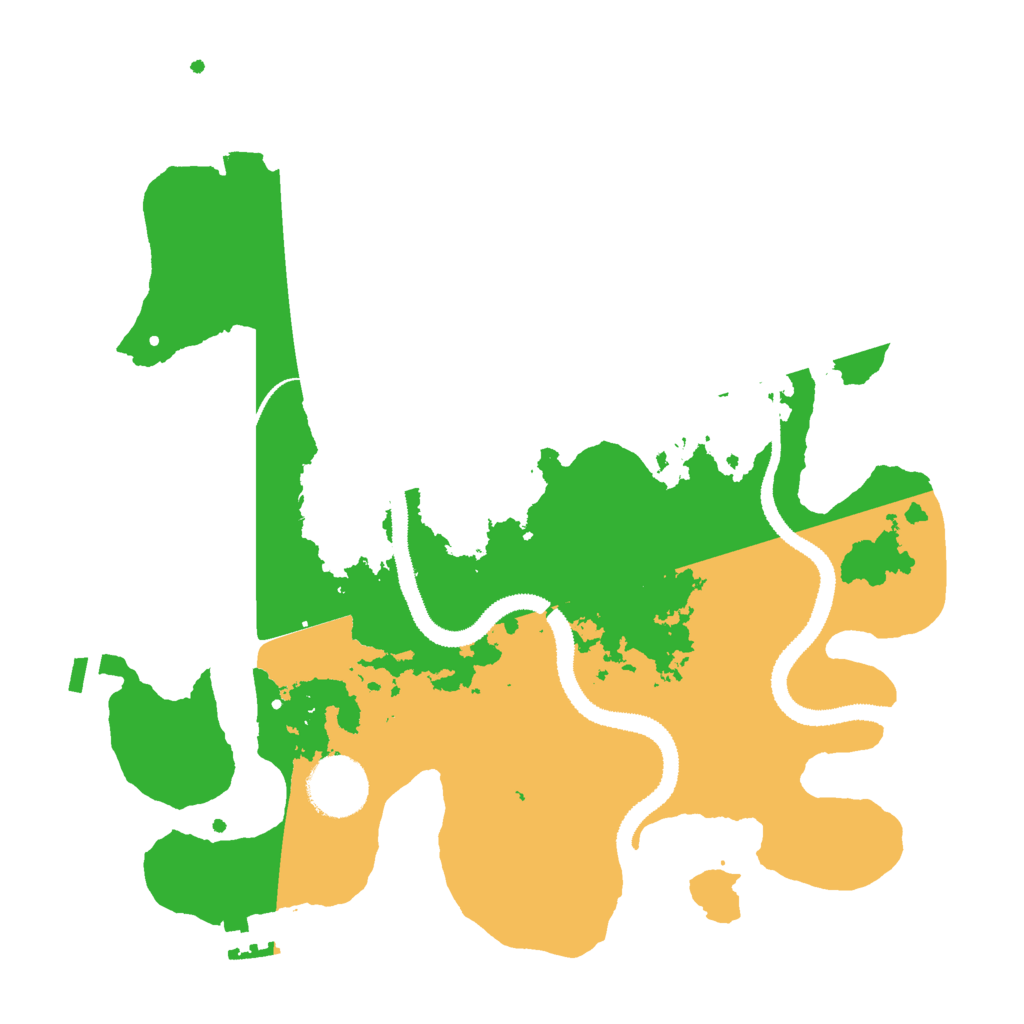 Biome Rust Map: Procedural Map, Size: 3000, Seed: 27149