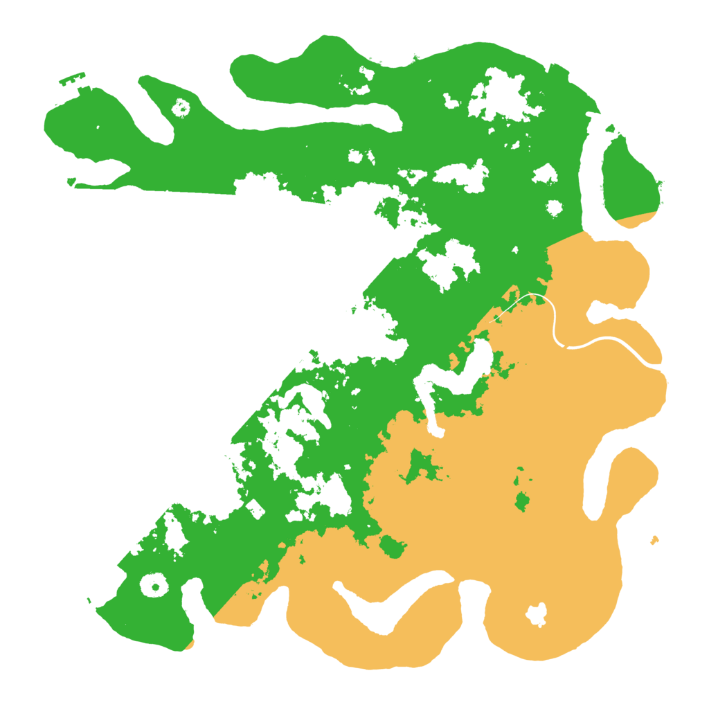 Biome Rust Map: Procedural Map, Size: 4000, Seed: 48535