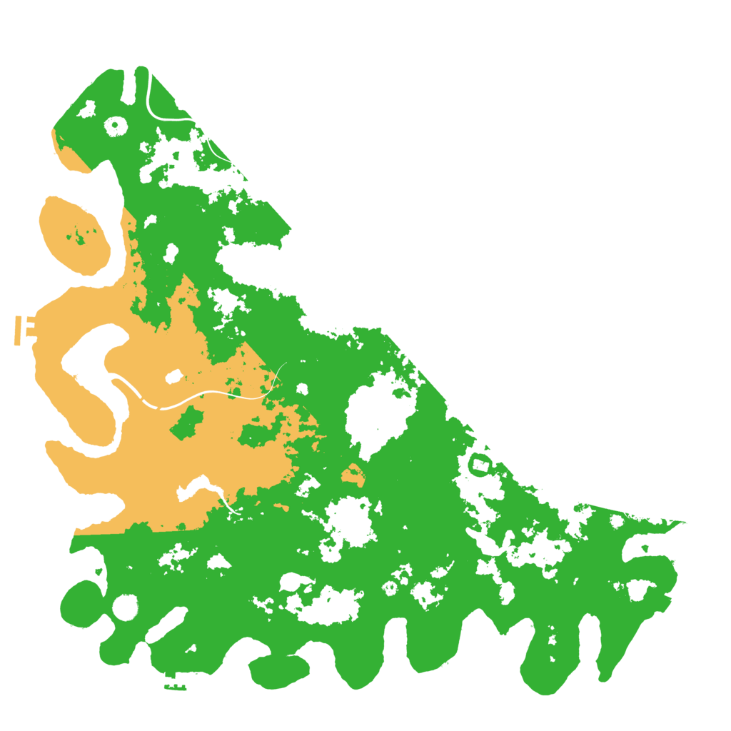 Biome Rust Map: Procedural Map, Size: 5000, Seed: 125839168