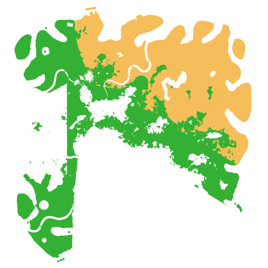 Biome Rust Map: Procedural Map, Size: 5000, Seed: 2487574