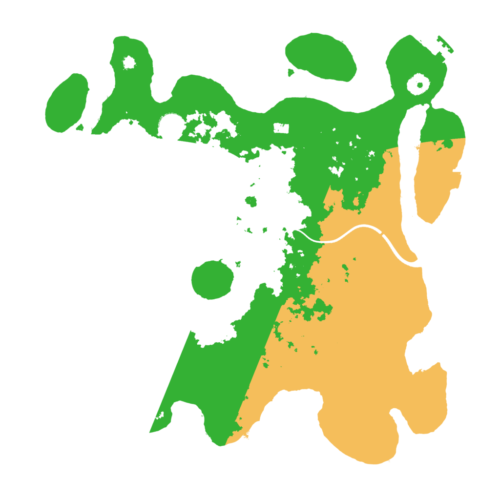 Biome Rust Map: Procedural Map, Size: 3500, Seed: 1641843208