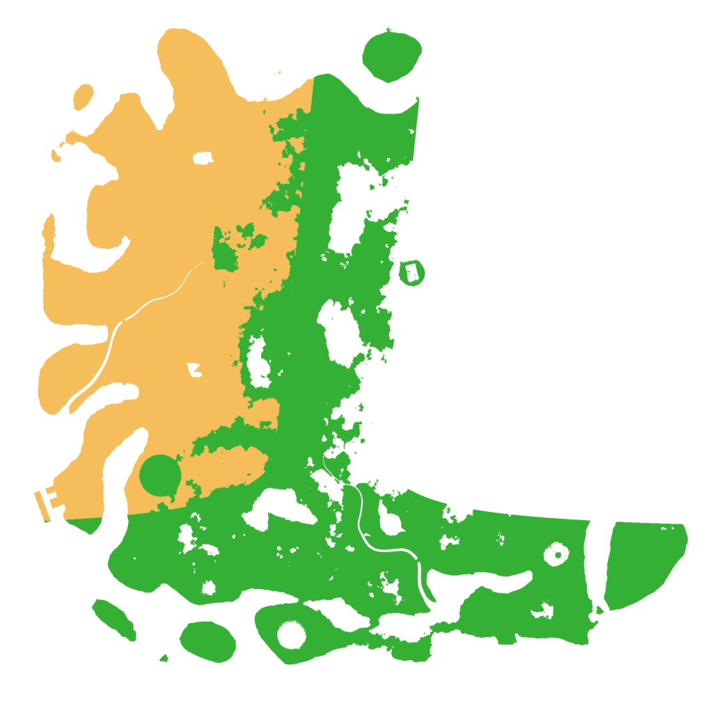 Biome Rust Map: Procedural Map, Size: 4500, Seed: 472343909