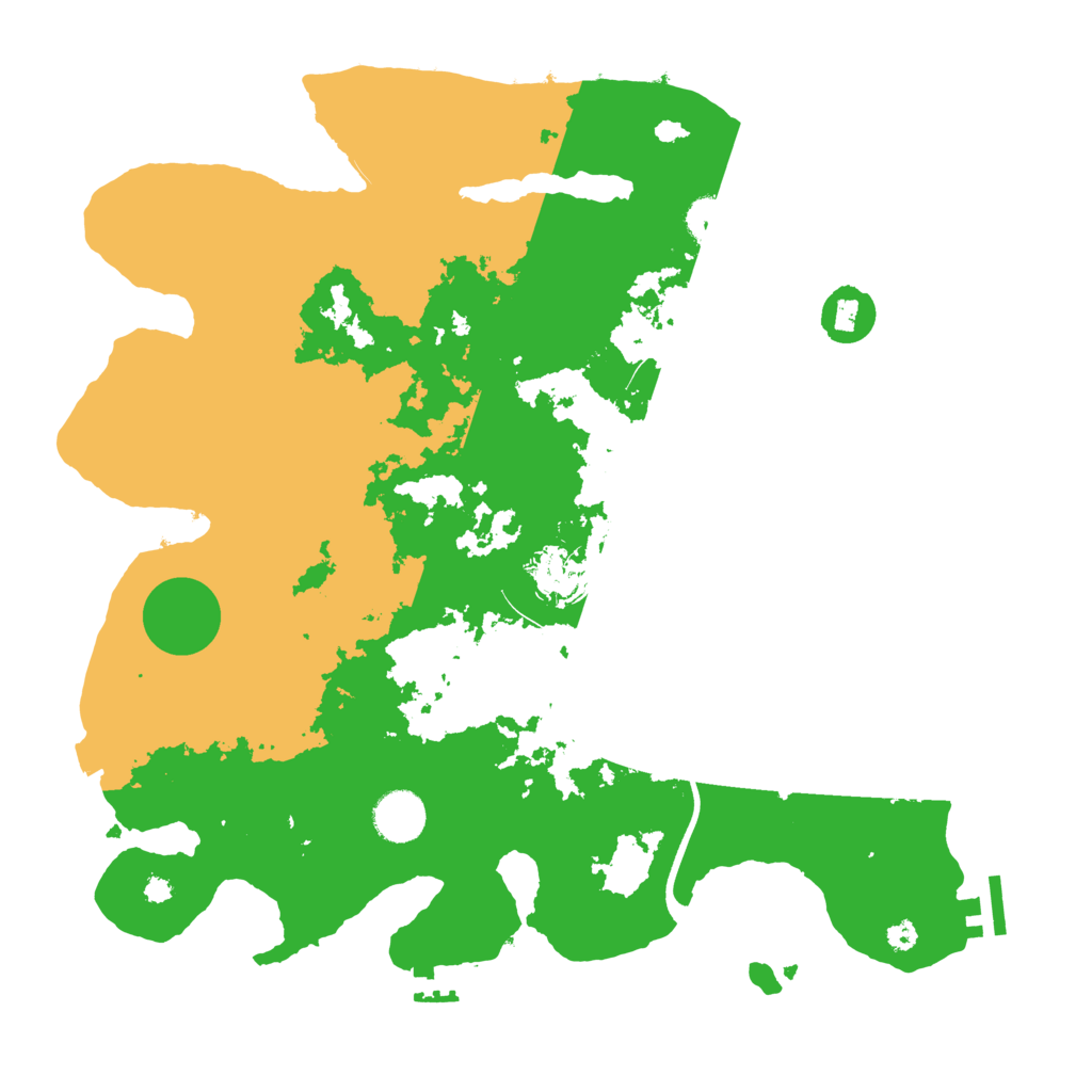 Biome Rust Map: Procedural Map, Size: 3700, Seed: 572834195