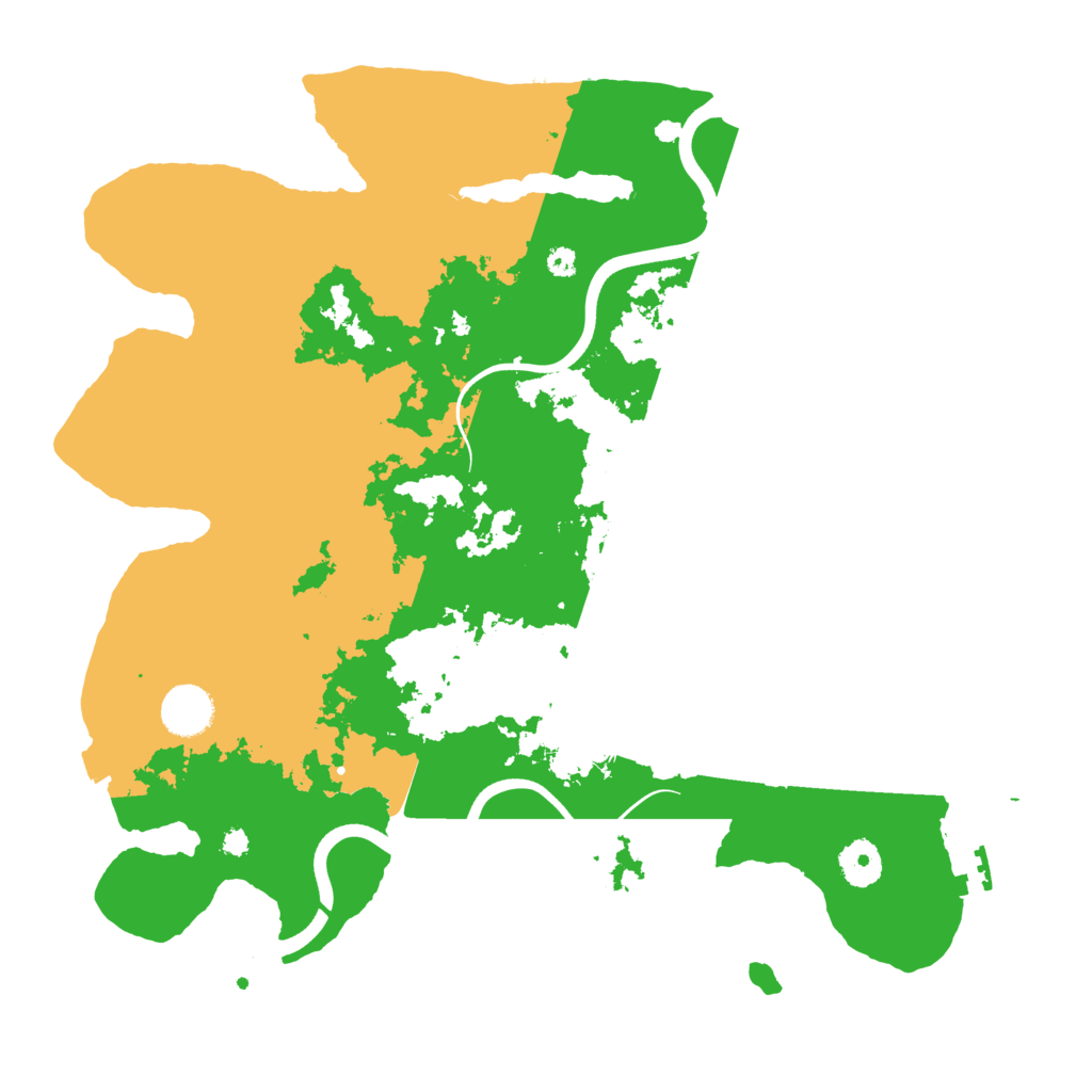 Biome Rust Map: Procedural Map, Size: 3700, Seed: 572834195