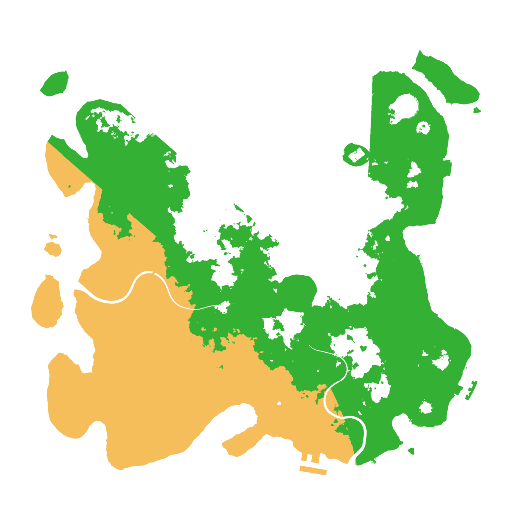 Biome Rust Map: Procedural Map, Size: 3750, Seed: 1387963052