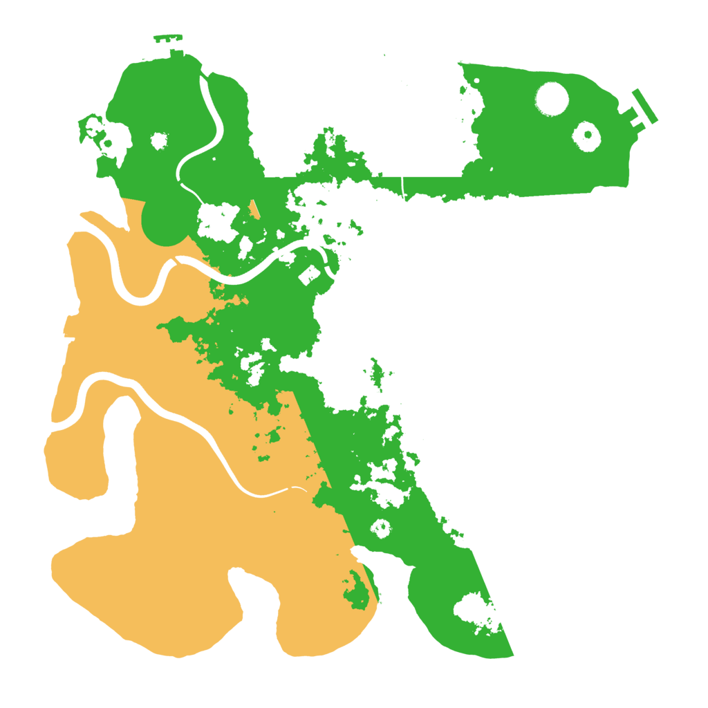 Biome Rust Map: Procedural Map, Size: 3750, Seed: 1185734246