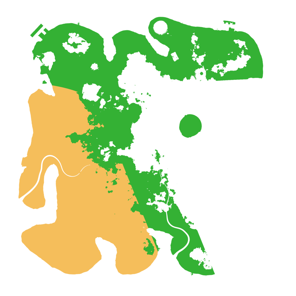Biome Rust Map: Procedural Map, Size: 3750, Seed: 1185734246