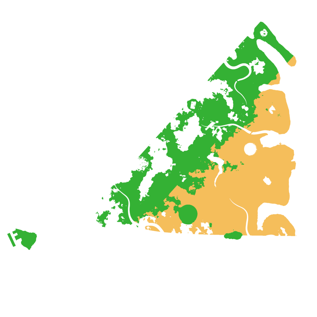 Biome Rust Map: Procedural Map, Size: 4500, Seed: 1266683059