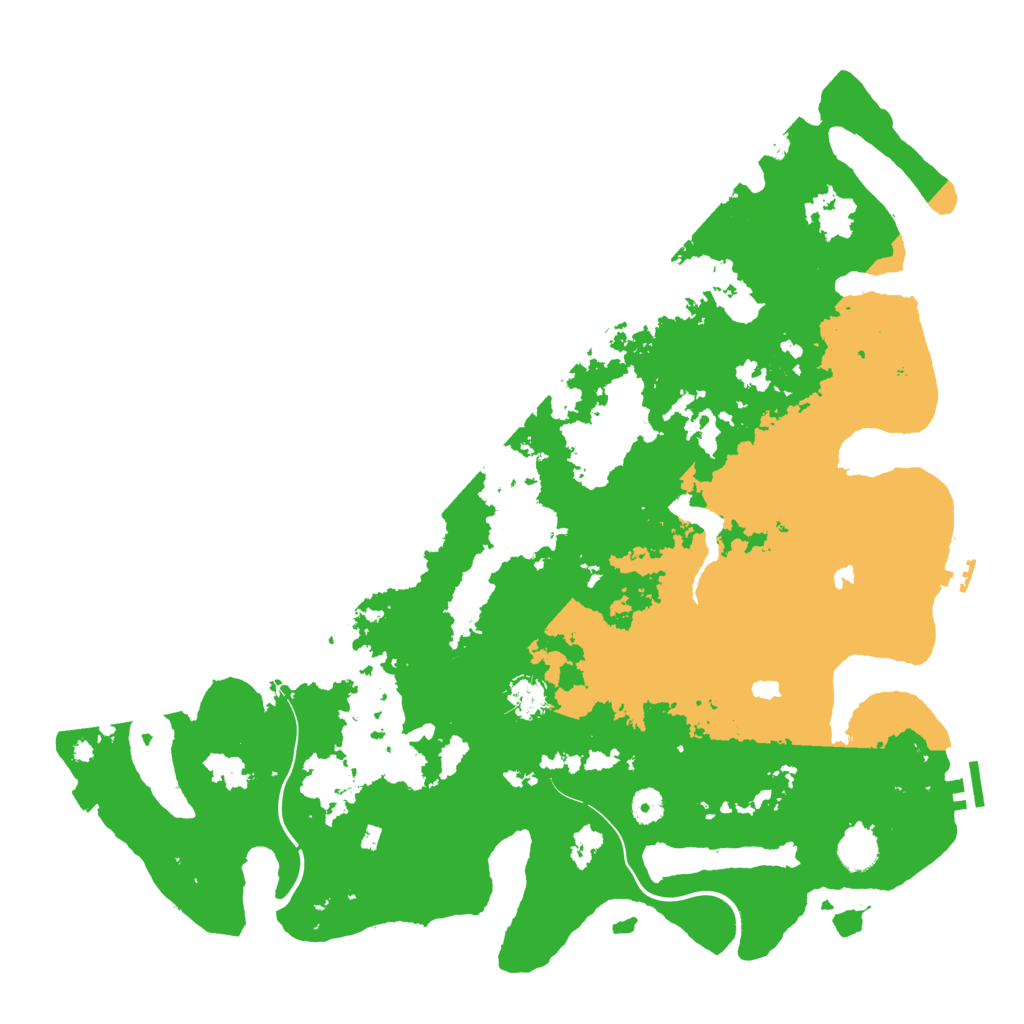 Biome Rust Map: Procedural Map, Size: 4500, Seed: 1266683059