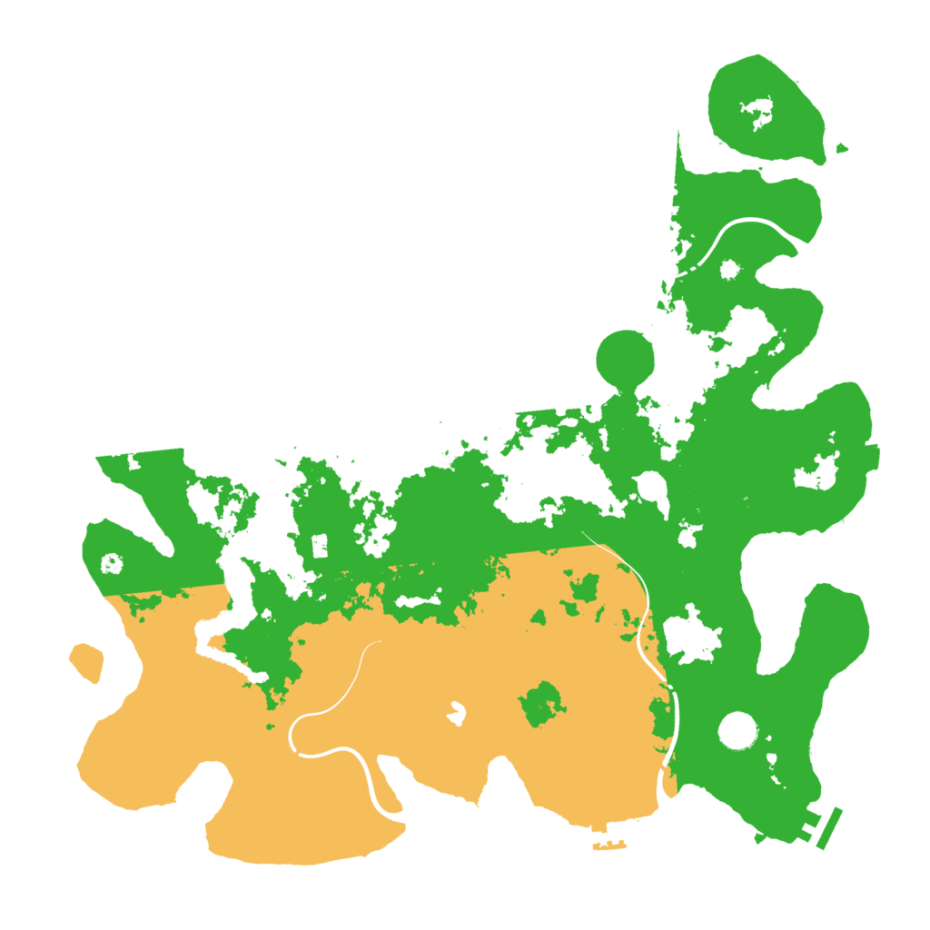 Biome Rust Map: Procedural Map, Size: 4250, Seed: 3857333