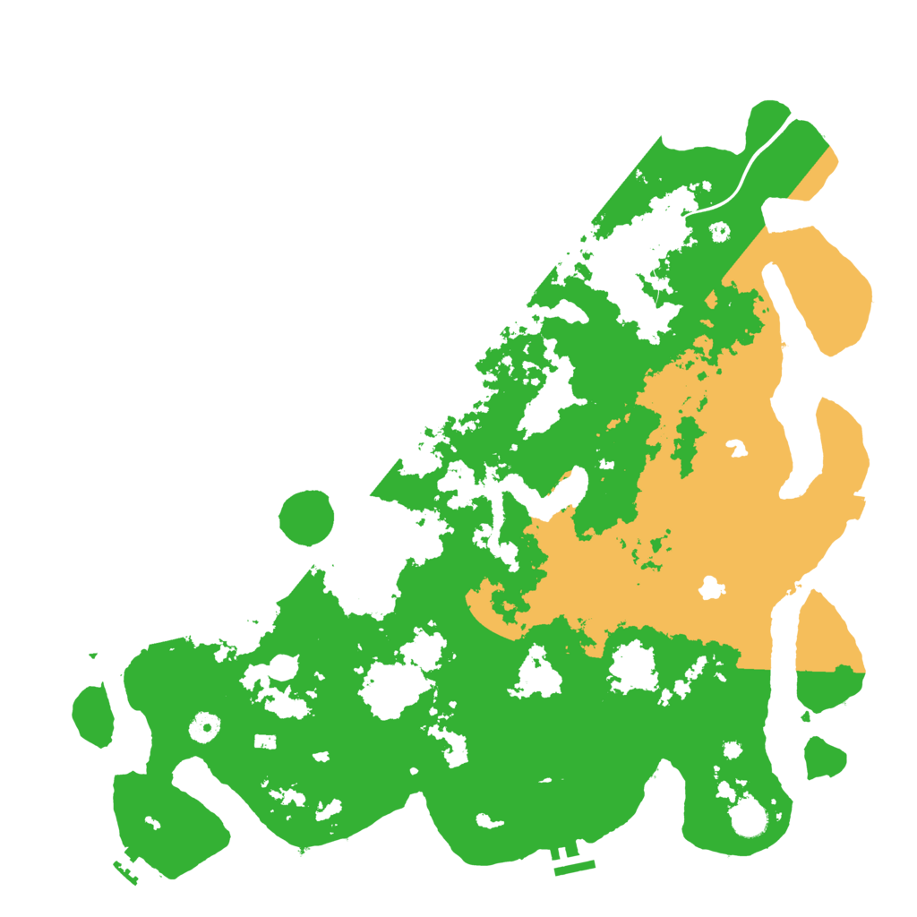Biome Rust Map: Procedural Map, Size: 4500, Seed: 3085598