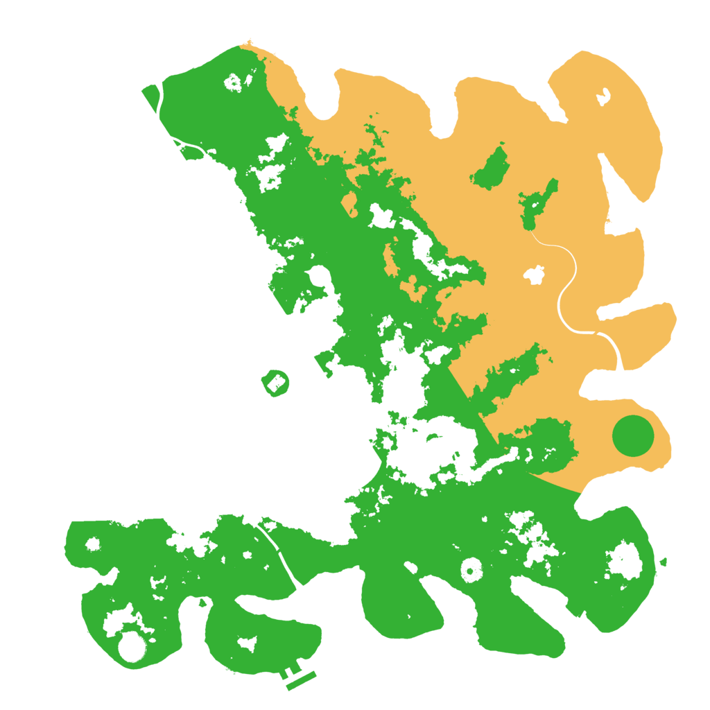 Biome Rust Map: Procedural Map, Size: 4500, Seed: 218397454