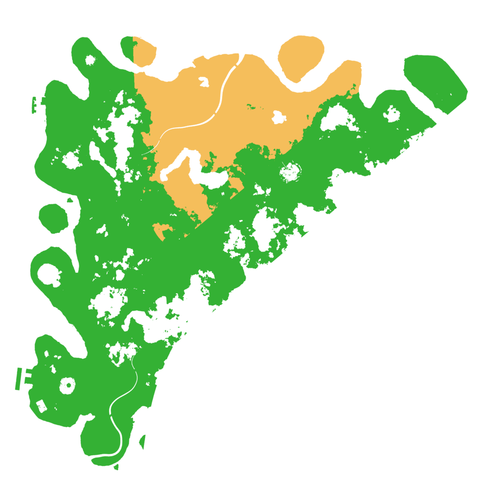 Biome Rust Map: Procedural Map, Size: 4500, Seed: 1256885951