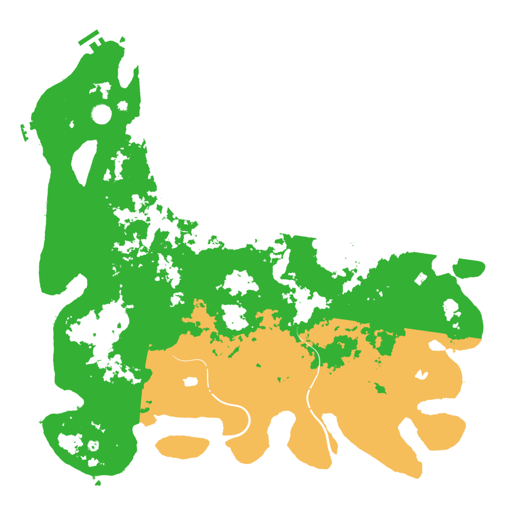 Biome Rust Map: Procedural Map, Size: 4500, Seed: 833780744