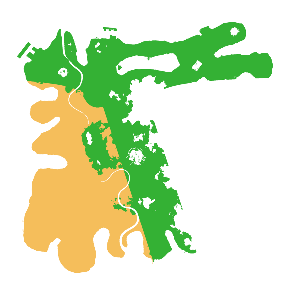 Biome Rust Map: Procedural Map, Size: 3250, Seed: 1017541008
