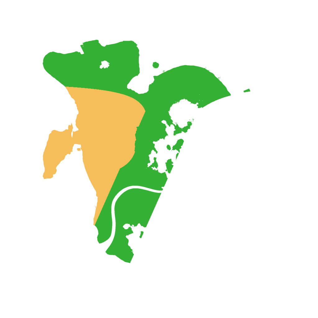 Biome Rust Map: Procedural Map, Size: 2000, Seed: 1943165304