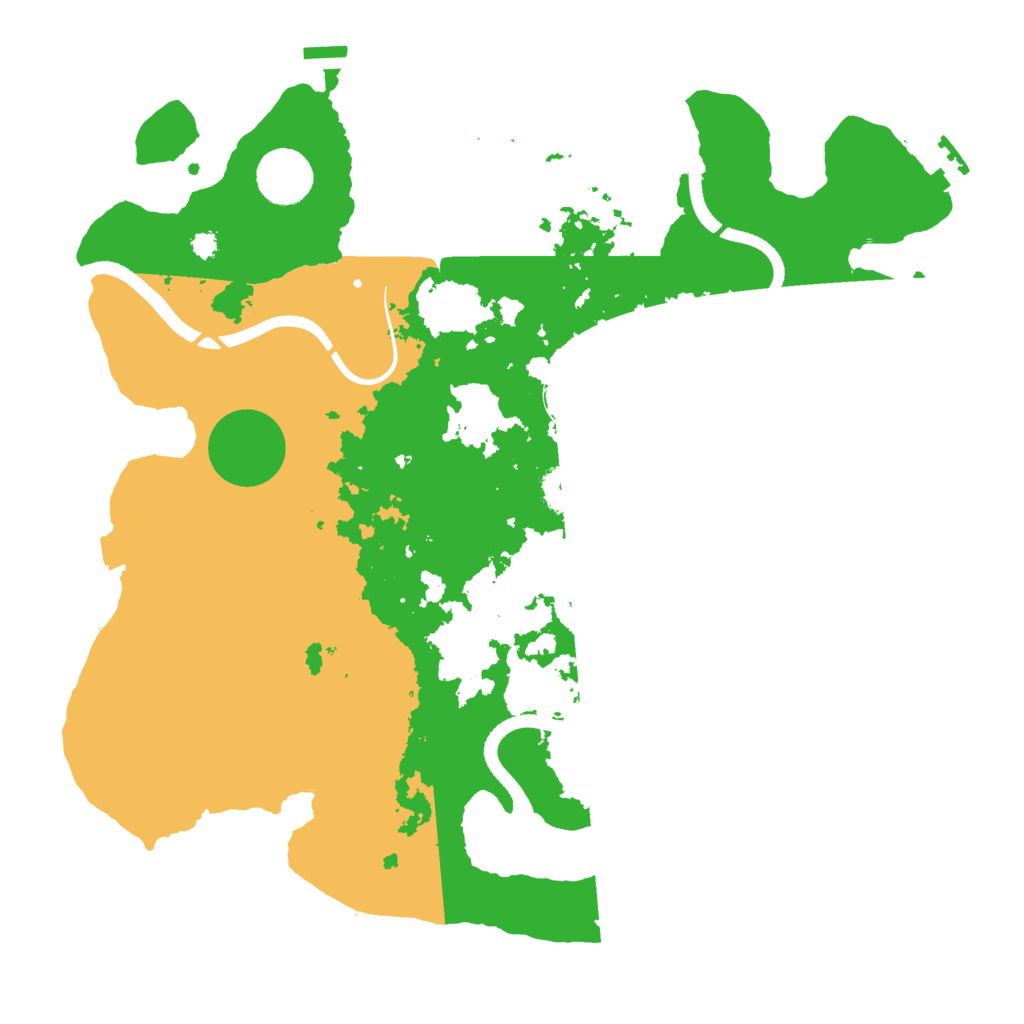 Biome Rust Map: Procedural Map, Size: 3500, Seed: 889320347