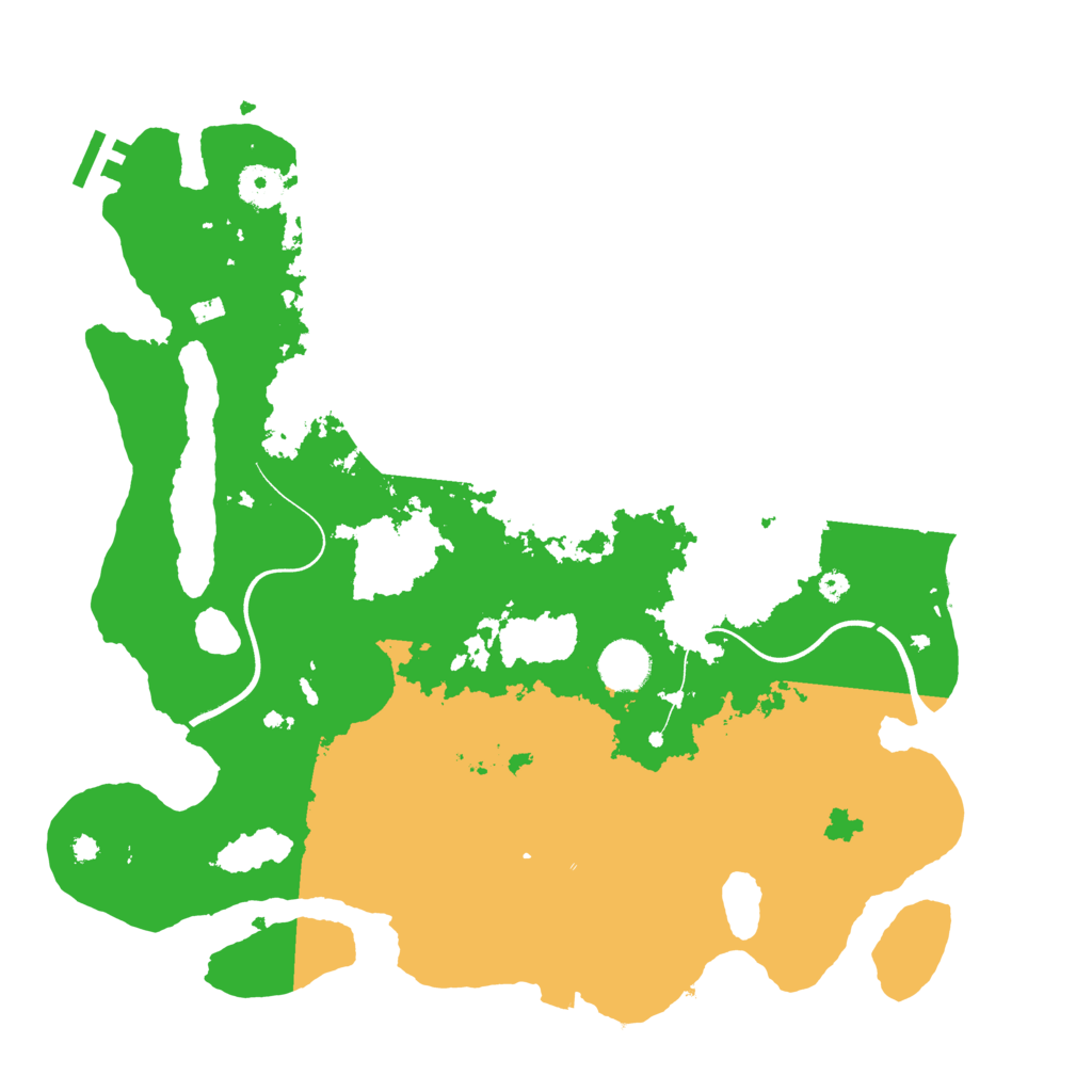 Biome Rust Map: Procedural Map, Size: 3750, Seed: 1843341476