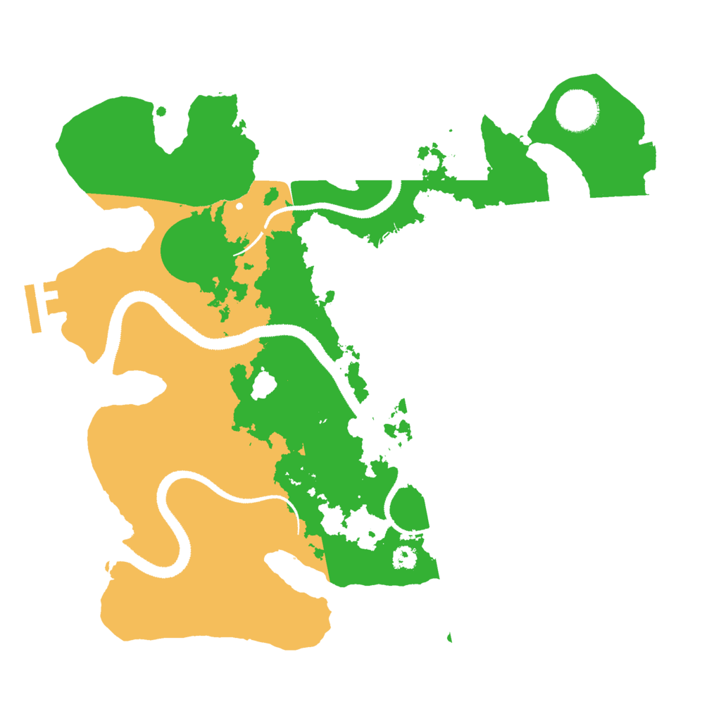 Biome Rust Map: Procedural Map, Size: 3000, Seed: 202991323