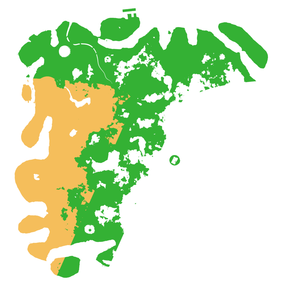 Biome Rust Map: Procedural Map, Size: 4500, Seed: 779884317