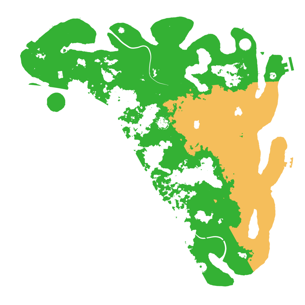 Biome Rust Map: Procedural Map, Size: 4500, Seed: 974599994