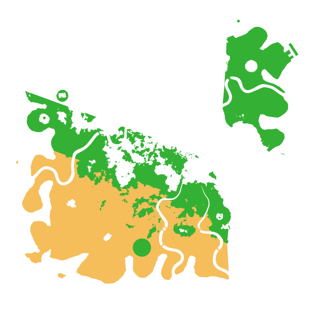 Biome Rust Map: Procedural Map, Size: 4500, Seed: 1355428627