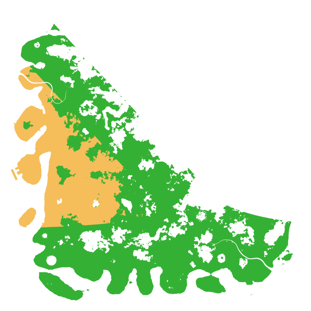 Biome Rust Map: Procedural Map, Size: 5500, Seed: 11285