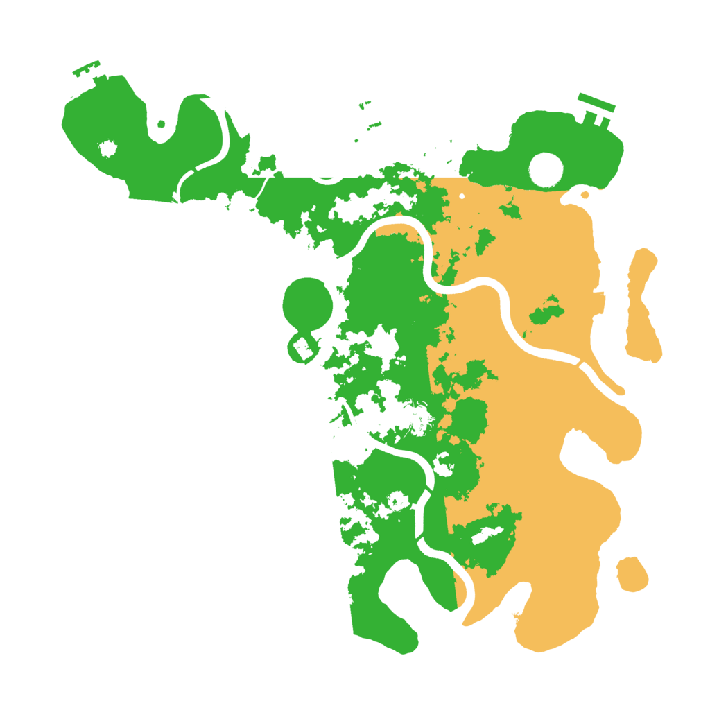 Biome Rust Map: Procedural Map, Size: 3750, Seed: 701510184