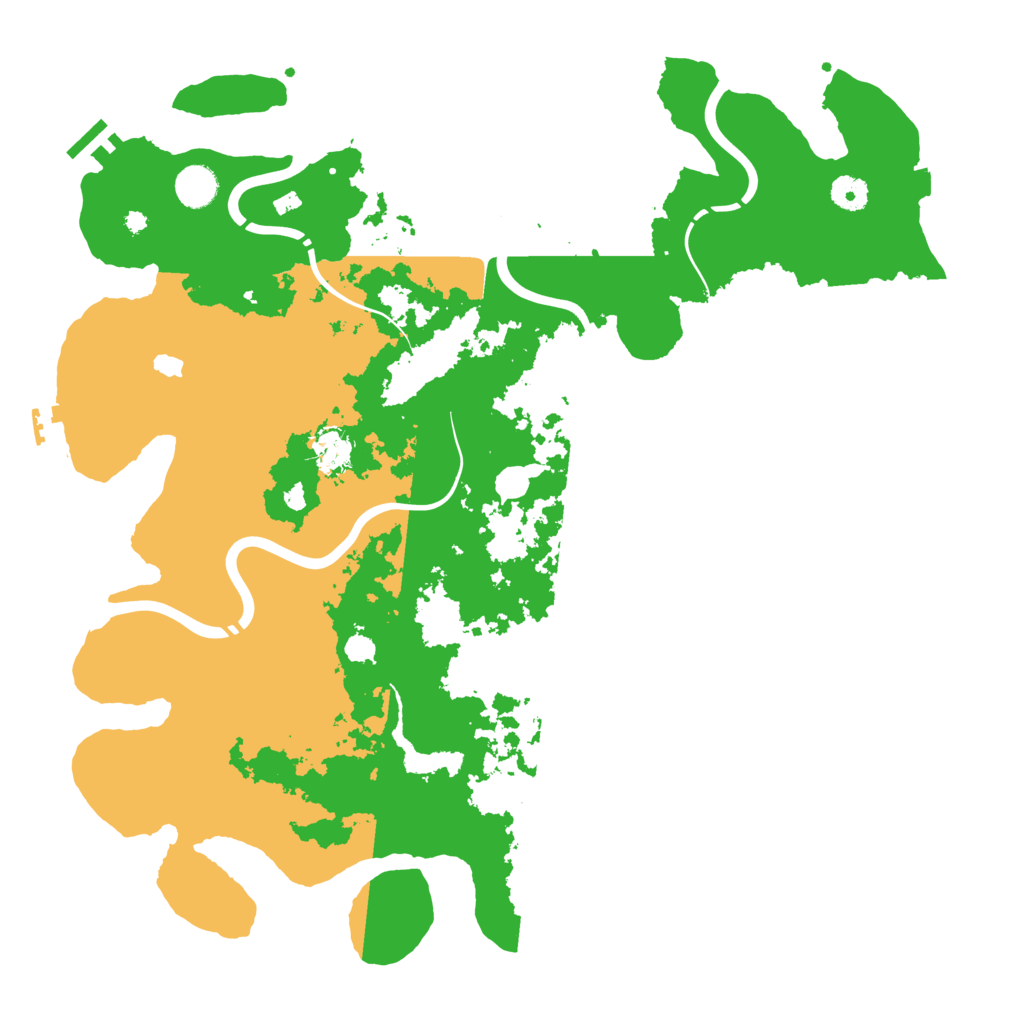 Biome Rust Map: Procedural Map, Size: 4250, Seed: 125548