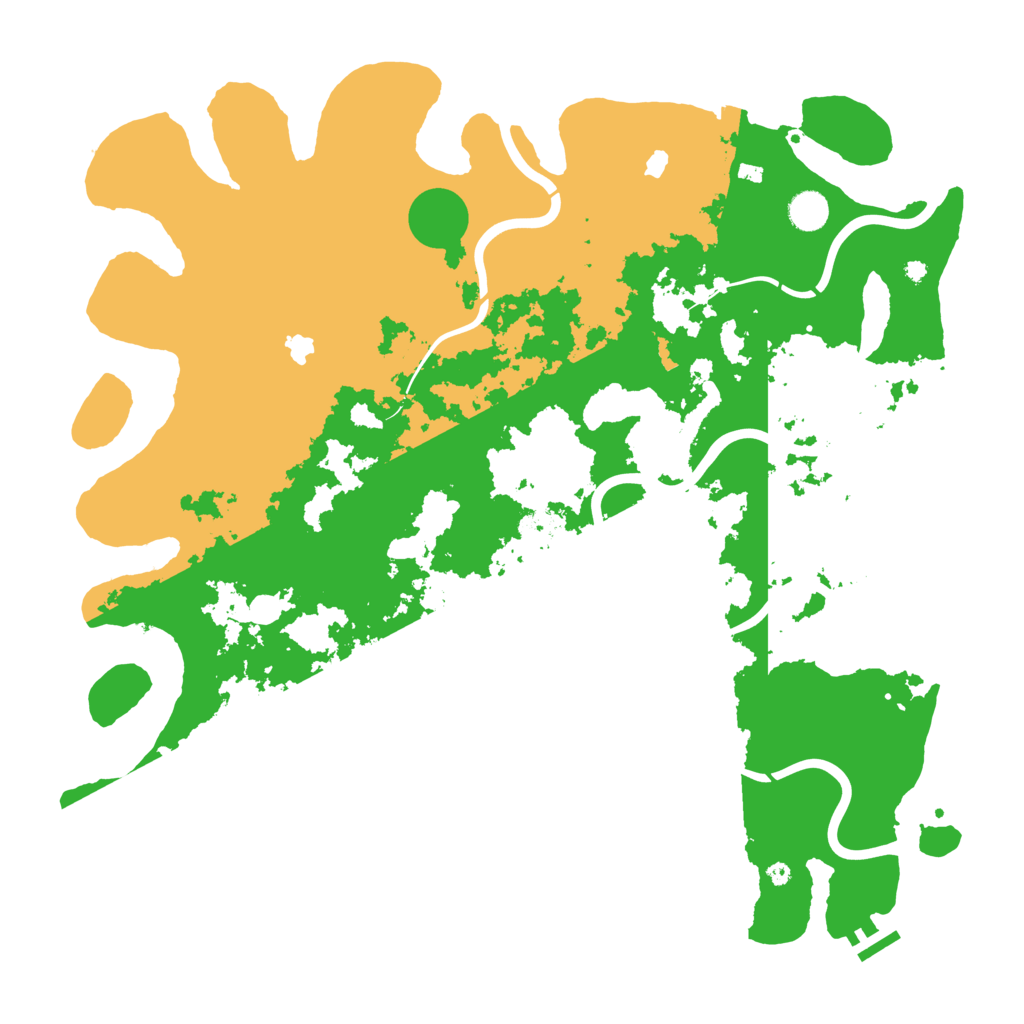 Biome Rust Map: Procedural Map, Size: 4500, Seed: 1799530843