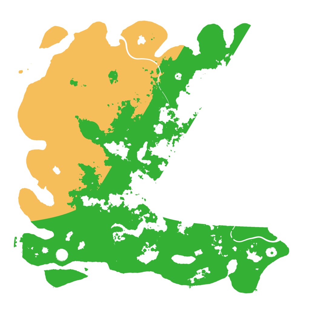 Biome Rust Map: Procedural Map, Size: 4500, Seed: 344912308