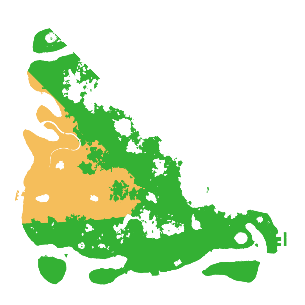Biome Rust Map: Procedural Map, Size: 4500, Seed: 2018556505