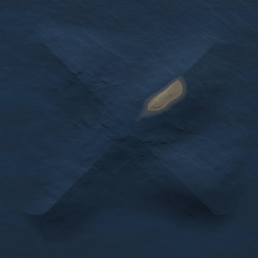 Rust Map: Procedural Map, Size: 1110, Seed: 139260242, 1 Monuments