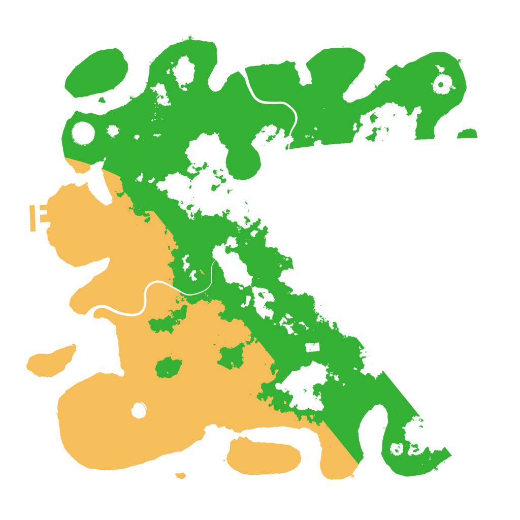 Biome Rust Map: Procedural Map, Size: 3998, Seed: 1337