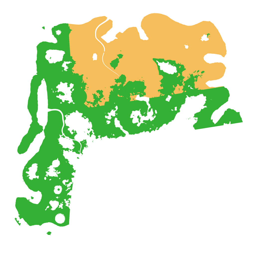Biome Rust Map: Procedural Map, Size: 4500, Seed: 587345668