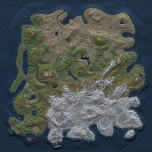 Thumbnail Rust Map: Procedural Map, Size: 4500, Seed: 587345668, 16 Monuments