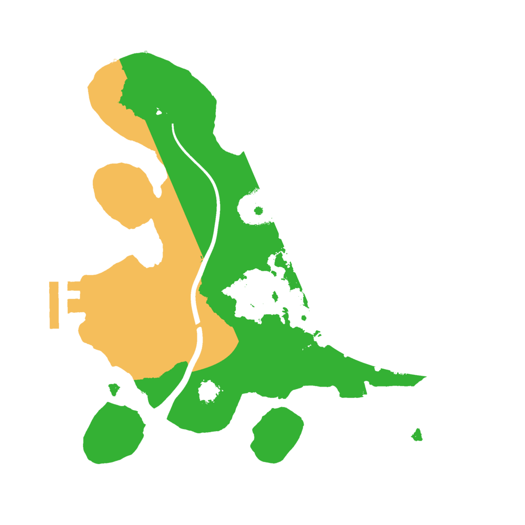 Biome Rust Map: Procedural Map, Size: 2250, Seed: 5563556