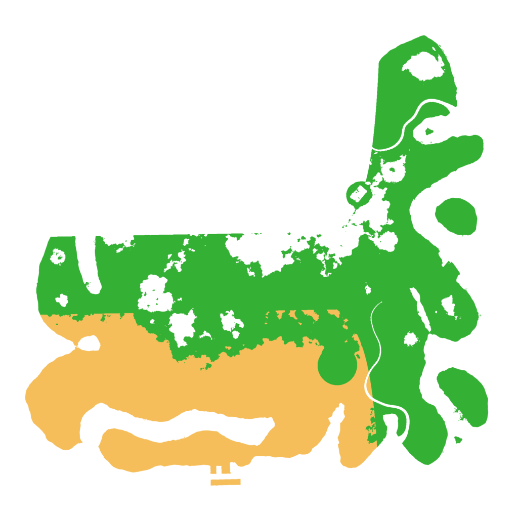 Biome Rust Map: Procedural Map, Size: 3500, Seed: 602665755