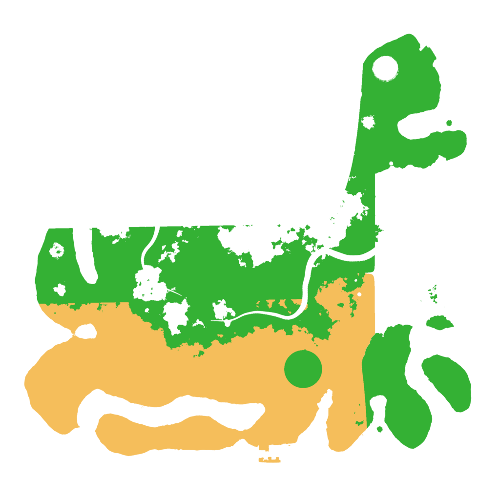 Biome Rust Map: Procedural Map, Size: 3500, Seed: 602665755