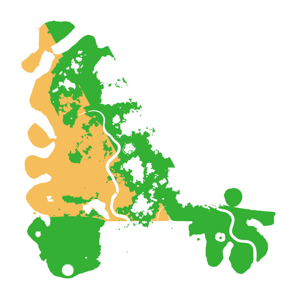 Biome Rust Map: Procedural Map, Size: 4500, Seed: 44783316