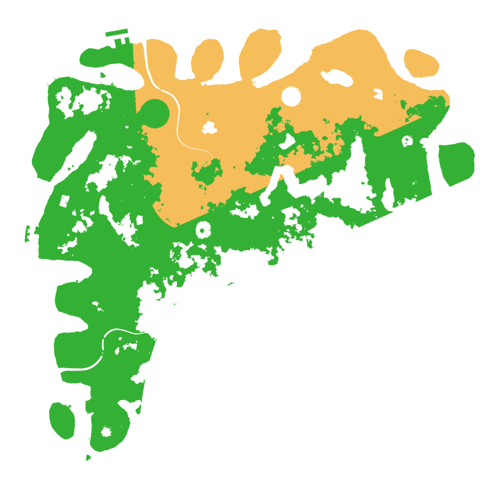 Biome Rust Map: Procedural Map, Size: 4500, Seed: 566557929