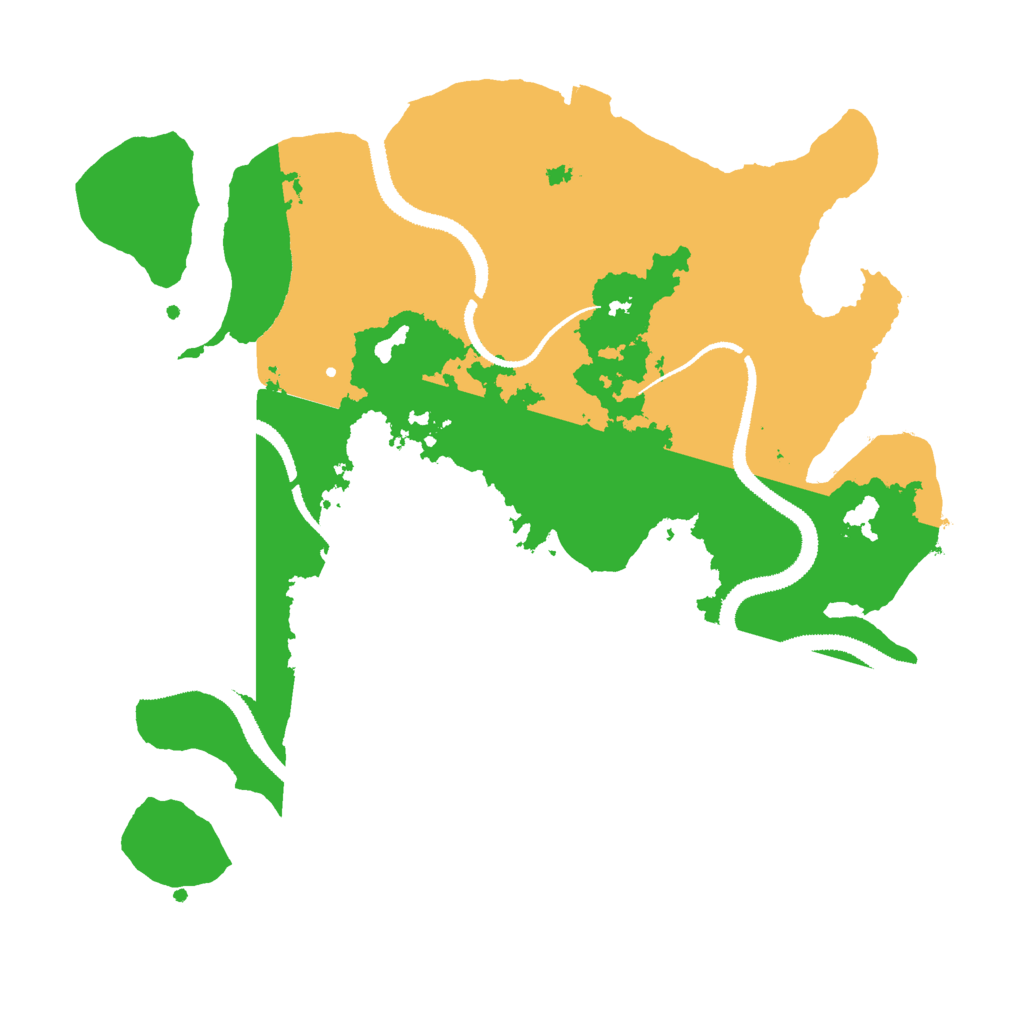 Biome Rust Map: Procedural Map, Size: 3000, Seed: 965986598